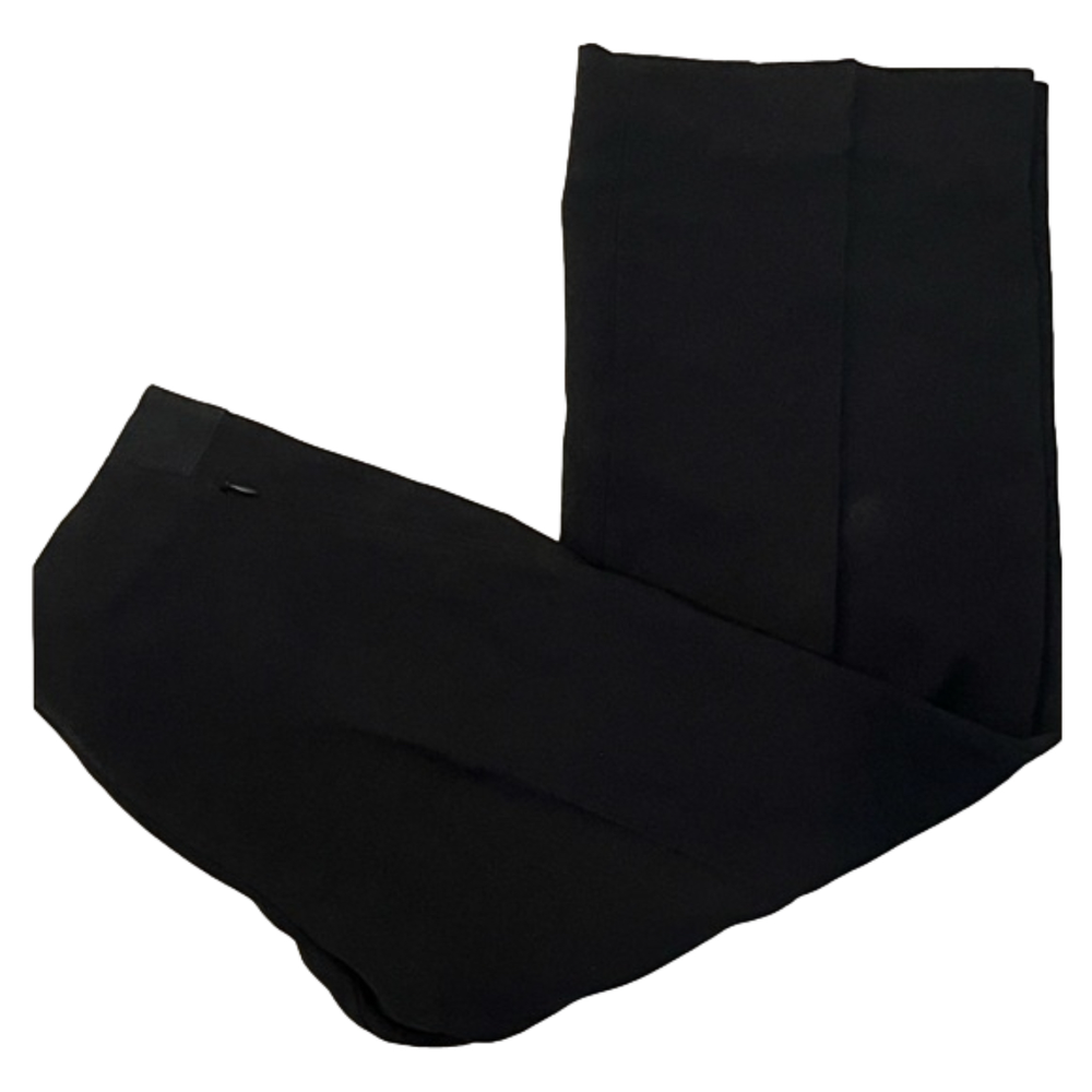 Elie Tahari  Wide Leg Cropped Black Pants Sz 2